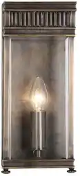 Elstead Lighting Kinkiet zewnętrzny Holborn HL7 S DB IP44, oprawa ścienna, ciemny brąz