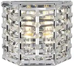 Elstead Lighting kinkiet kryształowy Shoal polerowany nikiel SHOAL2