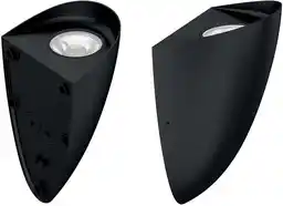Elstead Lighting kinkiet zewnętrzny Vendela LED czarny, IP65, nowoczesny, aluminiowa obudowa