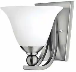 Elstead Bolla HK Bolla1 kinkiet nowoczesny, oprawa ścienna nikiel, pojedyncza, minimalistyczny design