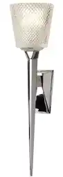 Elstead Lighting kinkiet Verity PC łazienkowy chrom metalowa nowoczesna przezroczysta