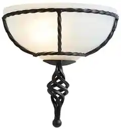 Elstead Lighting kinkiet Pembroke PB-WU czarny, oprawa ścienna, nowoczesny design, metalowa, IP44