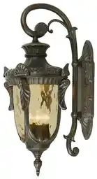 Elstead Lighting Kinkiet Philadelphia PH2 L OB IP44, zewnętrzna ścienna, brąz bursztynowy, klasyczna, elewacyjna, ogrodowa