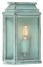 Elstead Lighting Kinkiet zewnętrzny St Martins V miedziana zieleń IP44 klasyczna oprawa