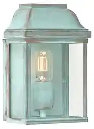 Elstead Lighting Kinkiet Victoria Verdi IP44, zewnętrzny, dekoracyjny, zielony, klasyczny, do ogrodu