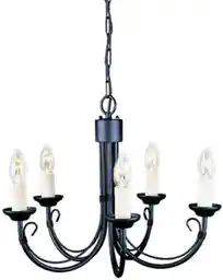 Elstead lampa Chartwell CH5 czarna, klasyczna, żarówka E27, metalowa, styl vintage