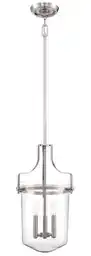 Elstead Lampa Hampton wisząca Penn Station szczotkowany nikiel QZ-PENN-STATION-M-BN