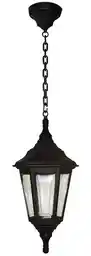 Elstead Lighting lampa wisząca Kinsale chain IP44 czarna industrialna na łańcuchu dekoracyjna
