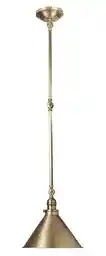 Elstead Lighting Lampa loftowa wisząca ścienna Provence mosiądz postarzały, metalowa oprawa industrialna, łącznik sufitowy i ścienny