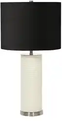 Elstead Lampa stołowa Ripple Biała RIPPLE-TL-WHT-B