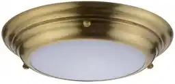 Elstead Lighting plafon zewnętrzny Welland, antyczny mosiądz, nowoczesny, IP65, oprawa sufitowa, kolekcja Welland, model WELLAND F S AB