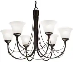 Elstead Żyrandol CARISBROOKE CB6 BLACK