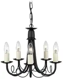 Elstead Żyrandol MINSTER MN5 BLACK