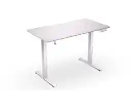 Endorfy Atlas S Electric Onyx White 114cm Regulacja wysokości Biały Biurko gamingowe