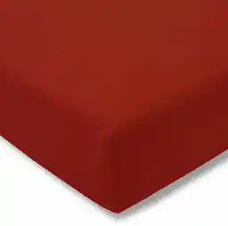 Estella Prześcieradło ze ściągaczem Zwirn Jersey Premium Czerwone