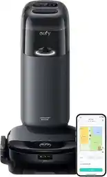 Eufy Omni S1 Funkcja mopowania Stacja oczyszczająca Tworzenie mapy pomieszczenia 57dB Czarny AI Robot sprzątający