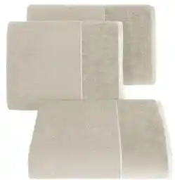 EUROFIRANY CLASSIC Ręcznik LUCY z miękką welurową bordiurą 50x90cm beżowy