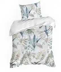 Eurofirany Komplet pościeli Spring 52 140 x 200 cm Biało-zielony