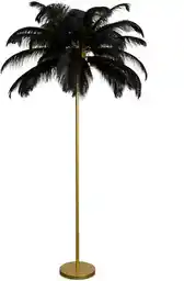 Eurofirany Lampa podłogowa Feri 432983 Czarno-złoty wysokość 180 cm