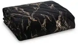 Eurofirany Narzuta D91 Luiz 6 170 x 210 cm Czarno-złoty