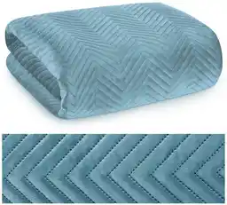 Eurofirany Narzuta Sofia 170 x 210 cm Niebieski