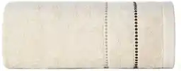 Eurofirany Ręcznik bawełniany 50x90 Suzi beżowy frotte 500 g/m2