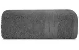 Eurofirany Ręcznik Kaya klasyczny 30x50 cm żakardowa bordiura stalowy frotte 500g/m2