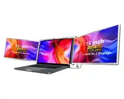 Extralink Dual Screen S600 15 Full HD IPS do laptopa Monitor LED