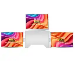 Extralink Smart Life S780 3-Screen 14 Full HD IPS 50Hz do laptopa 12 do 18,5 Monitor LED