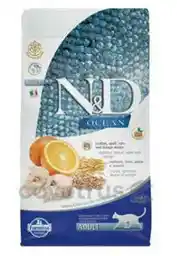 Farmina Karma dla kota N D Ocean Dorsz z orkiszem owies i pomarańcza 10 kg