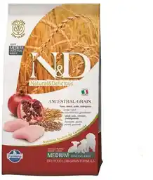 Farmina Karma dla psa N D Ancestral Grain Adult Kurczak z owocem granatu 2.5 kg