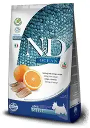 Farmina Karma dla psa N D Ocean Adult Mini śledź pomarańcza 2,5 kg