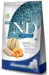 Farmina Karma dla psa N D Ocean Łosoś z dorszem i melonem 12 kg