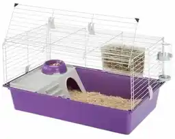 Ferplast 57054070 domek na świnki morskie, 77 x 48 x wys. 42 cm
