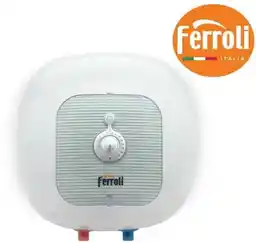 Ferroli Elektryczny pojemnościowy 30L 1500W podgrzewacz C.w.u. nadumywalkowy Cubo