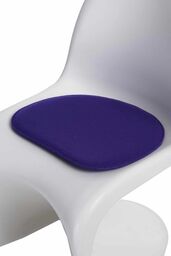 Fioletowe poduszki na krzesła