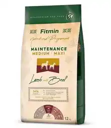 Fitmin Karma dla psa Medium Maxi Maintenance Jagnięcina i Wołowina 12 kg