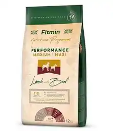 Fitmin Karma dla psa Medium Maxi Performance Jagnięcina z wołowiną 12 kg