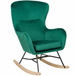 Fotel bujany zielony