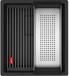 Franke Kanon KNG 110-37 Fragranite Czarny Zlewozmywak prostokątny