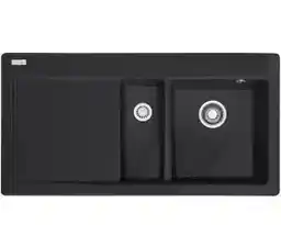 Franke Mythos MTK 651-100 Komora z prawej strony Ceramiczny Onyx Zlewozmywak prostokątny