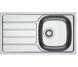 Franke Zlewozmywak jednokomorowy z ociekaczem Spark SKN 611-78/44 101.0712.225 Stal szlachetna 43.5x78