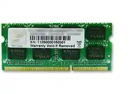 G.skill So-dimm DDR3 4GB 1600MHZ 1,5V F3-12800CL11S-4GBSQ