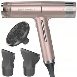 GA.MA IQ Perfetto, super lekka suszarka z filtrem 294g , rose gold, 1600W