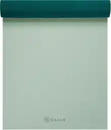 Gaiam Mata do jogi dwustronna Deep Jade 5 mm 63847