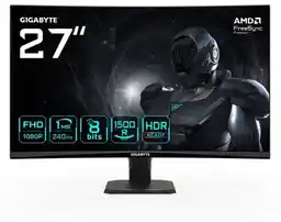 Gigabyte GS27FC2 27 Full HD VA 240Hz 1ms Zakrzywiony Gamingowy Monitor LED