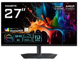 Gigabyte MO27Q3 27 2K QD-OLED 360Hz 0,03ms Funkcje AI Gamingowy Monitor OLED