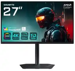 Gigabyte Monitor 27 cali MO27U2 Gaming 4K Uhd 240Hz Dp Hdmi