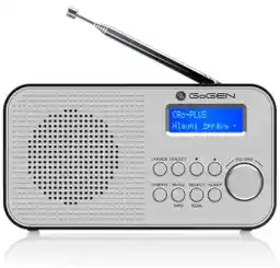 GoGEN DAB 300 N Radio FM DAB+ Srebrny Radioodbiornik