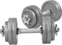 Gorilla Sports 2x15 kg hantle regulowane, żeliwne zestaw